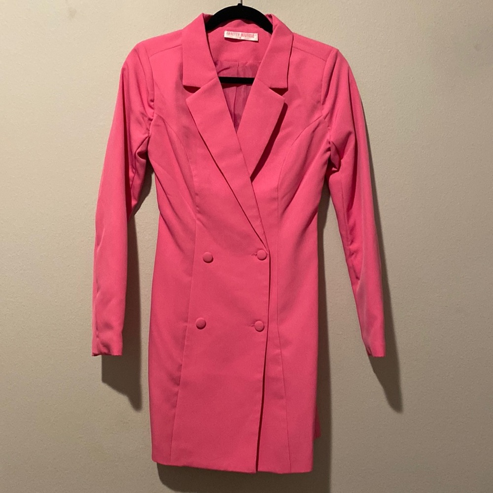 Barbie Pink Blazer Dress from Pretty Boutique